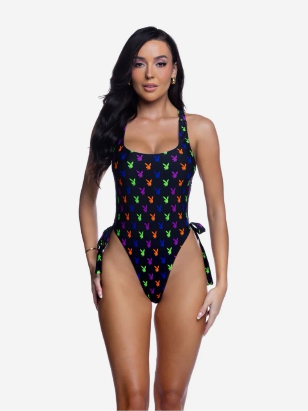 Playboy Bunny One-Piece Swimsuit - Black
